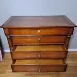 Bureau commode en acajou