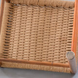 Chair made of wood and rope