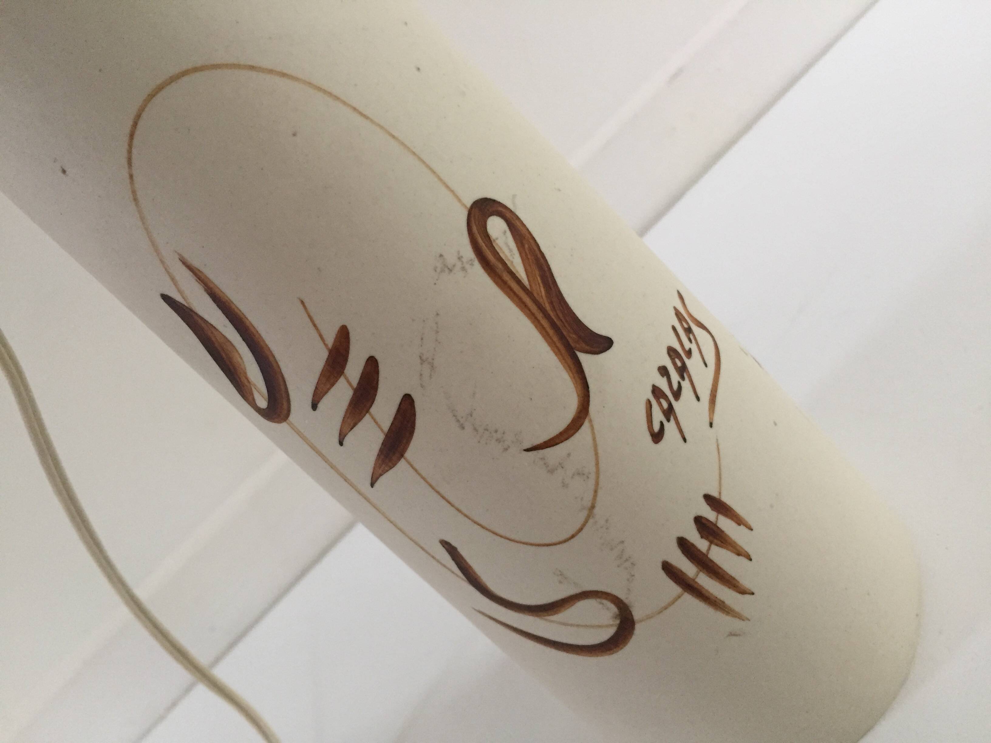 Handmade ceramic lamp by cazalas