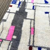Berber carpet of the azilal region 150x235 cm handmade in wool