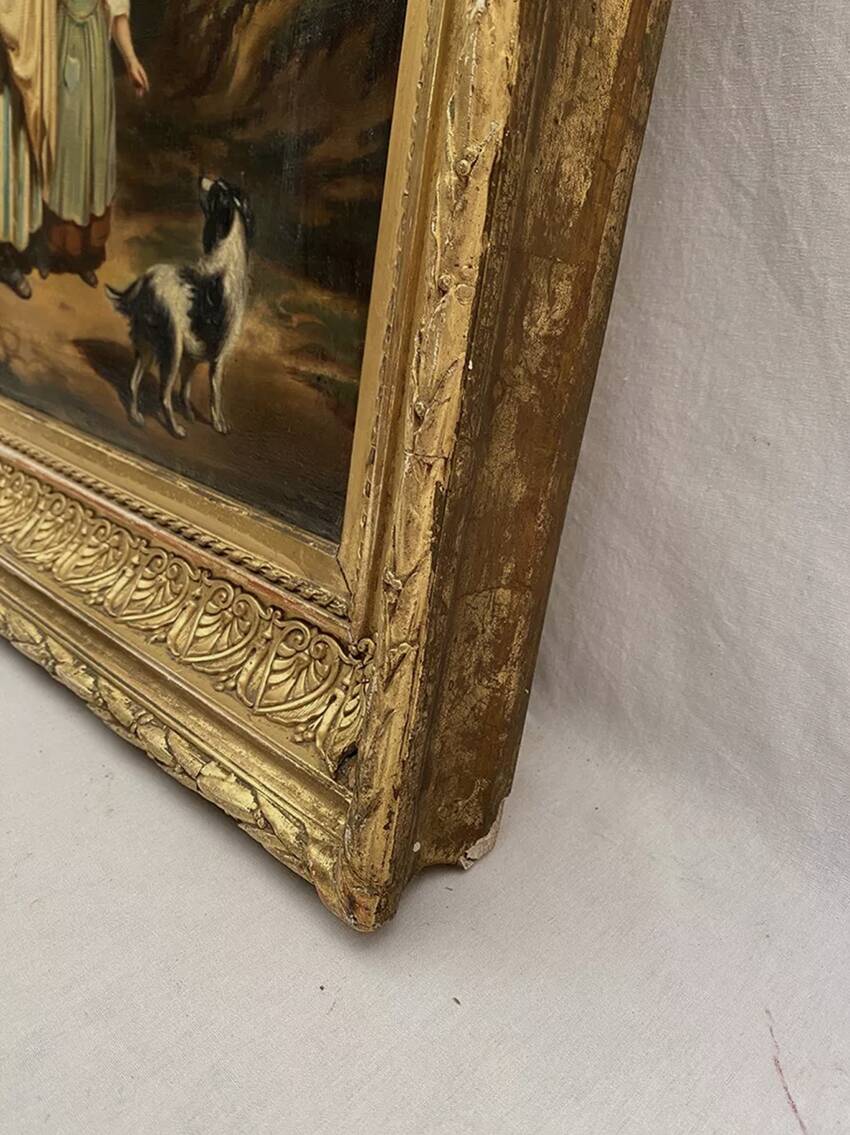 Oil on canvas 19th century After Auguste Delacroix (1809-1868)