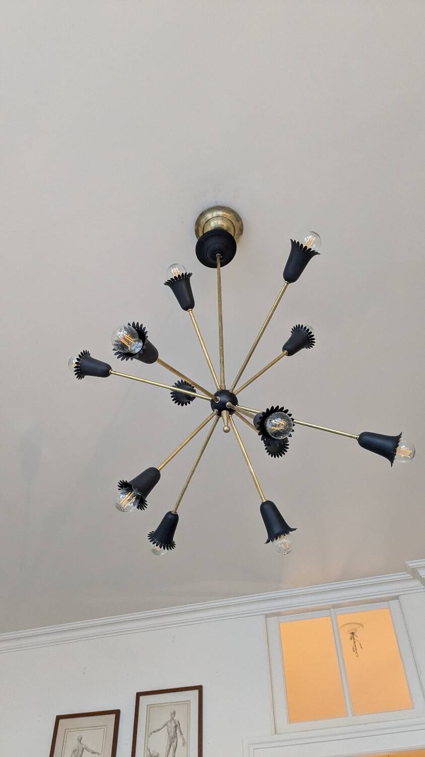 60s Sputnik Chandelier
