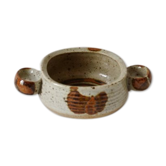 Double handle serving bowl