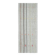 Vintage Turkish Hand-Knotted Wool Cotton Gray Kilim Runner 102x266