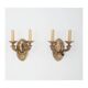 A pair of wall lamps, mid 20th century