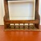 Old wooden wall shelf
