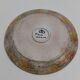 Large 27.5cm bowl signed Bernard Buffat "bird decoration"