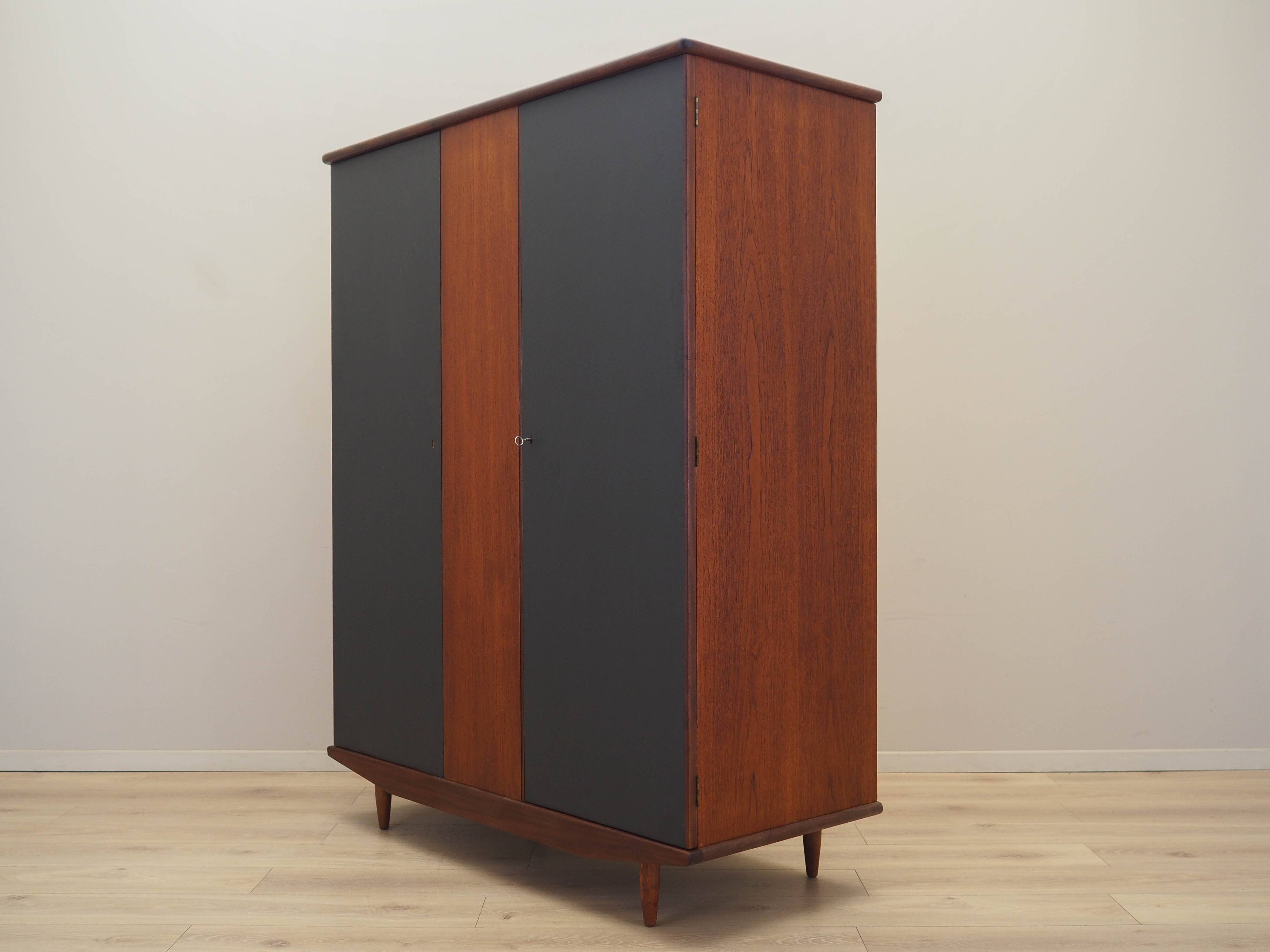 Teak wardrobe, Danish design, 1960s, production: Denmark