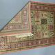 Oriental rug 100% silk hand-knotted – Bakhtiar box pattern 203x124 cm