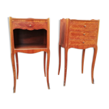 Paire de chevets e style Louis XV