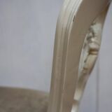 Louis XV Baroque Style Lacquered Chairs, Set of 2