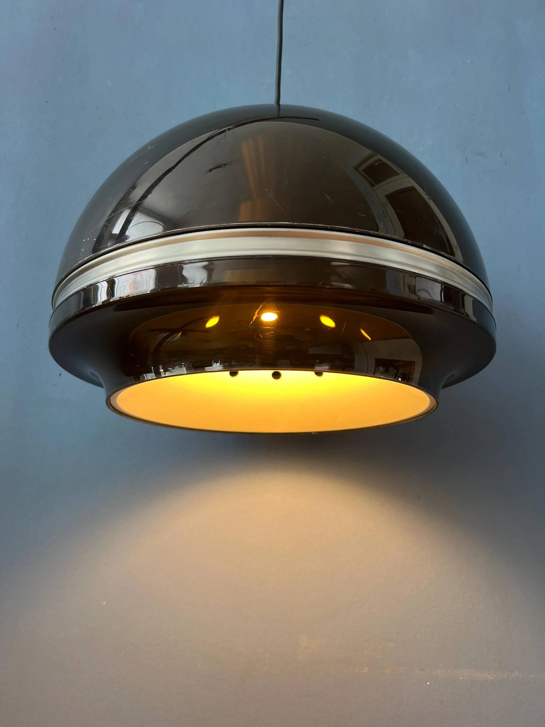 Grande suspension "Dome" Space Age "Flying Saucer" par Dijkstra