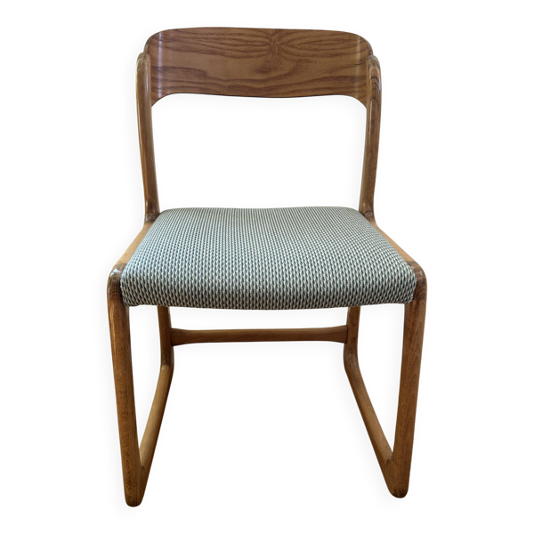 Lot 6 chaises Baumann traineau