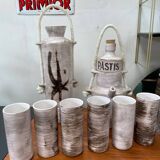 Vallauris pastis and orangeade service