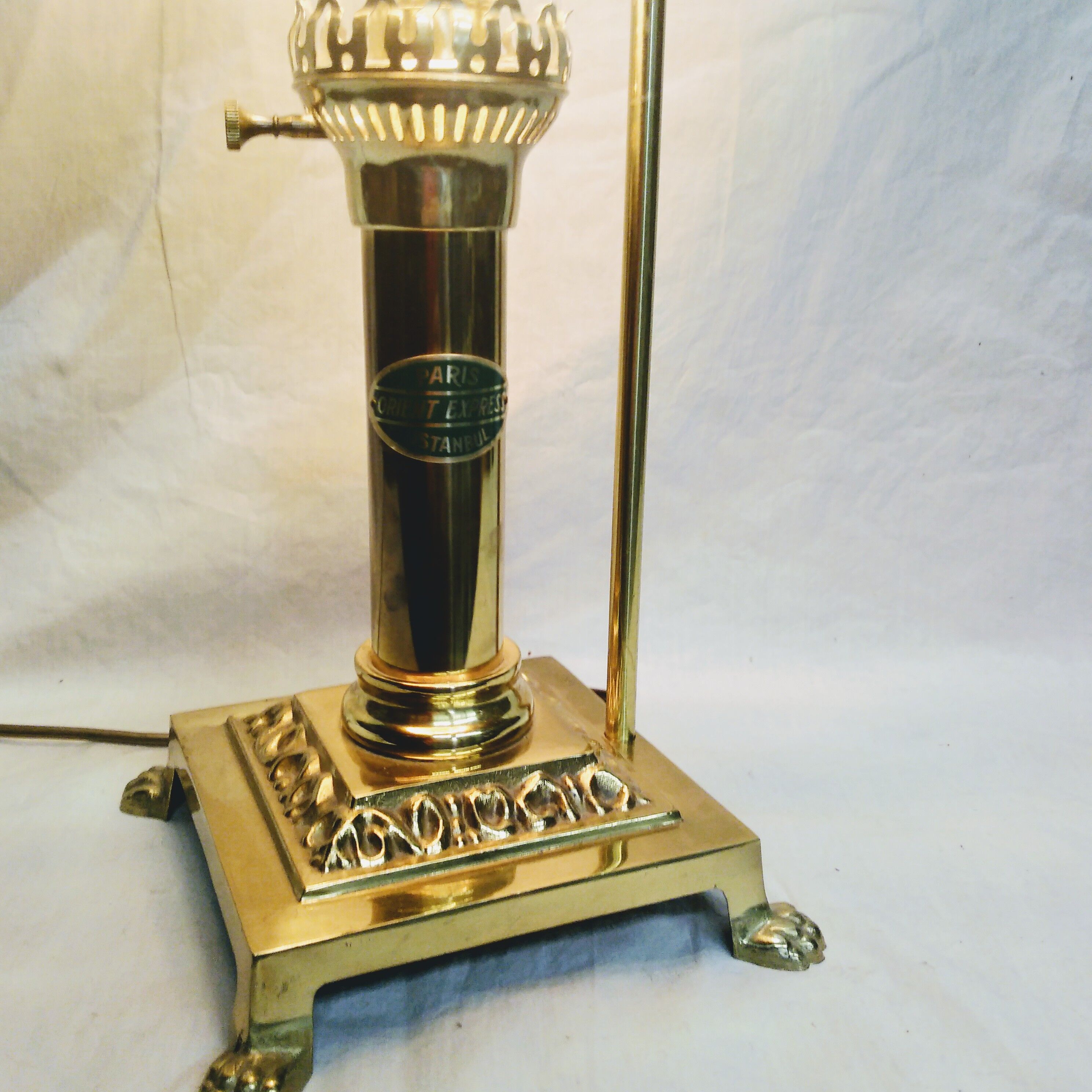 Lamp Orient Express Paris Istanbul 1970