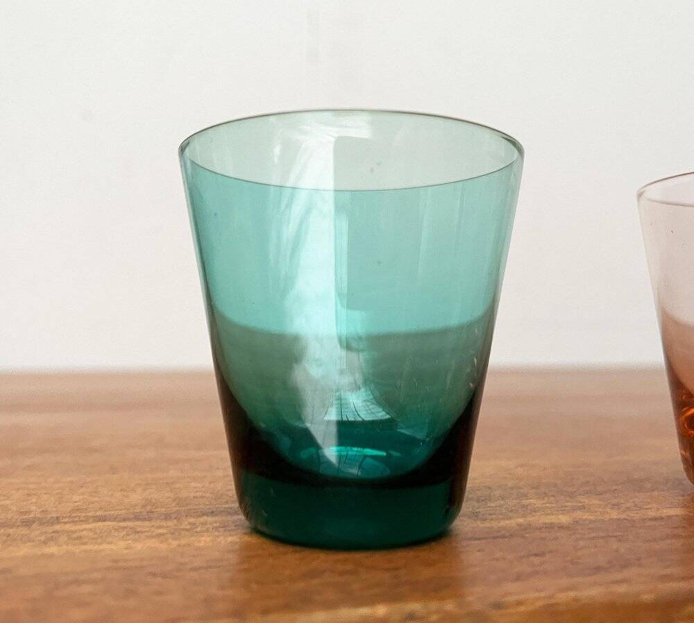 Coloured Shot Glasses German Mid-Century, 1960s, Set of 6