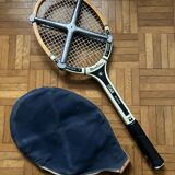 Vintage wooden tennis racket Montana Promotion