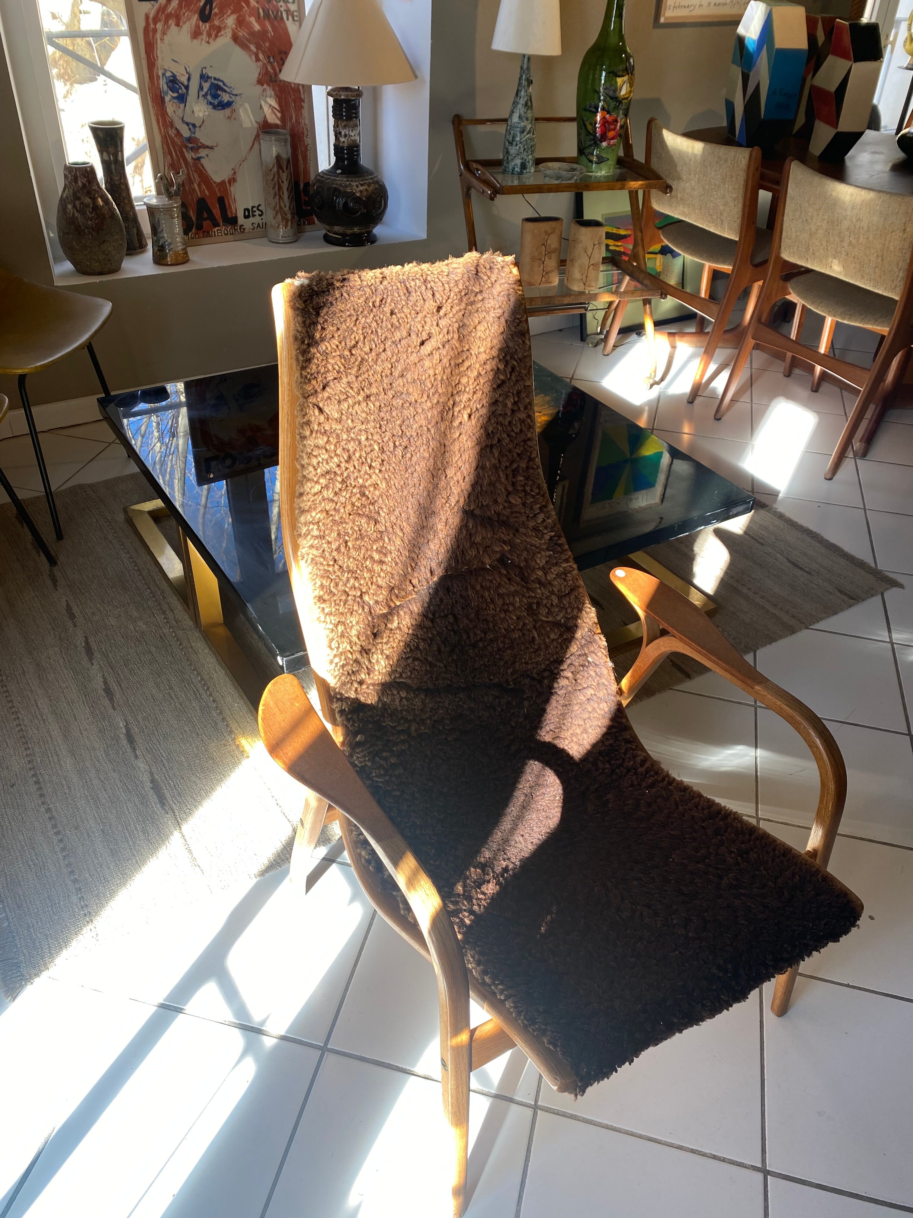 Scandinavian designer Lamino armchair Yngve Ekstrom