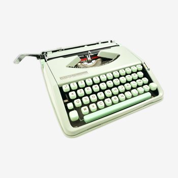 Revised Hermes baby Sage Green vintage Ribbon nine typewriter