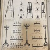 Porta abiti da parete Thonet – Vienna, fine '800