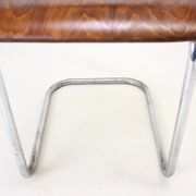 Chaise Bauhaus chrome restaurée par Rudolf Vichr Prag années 1930