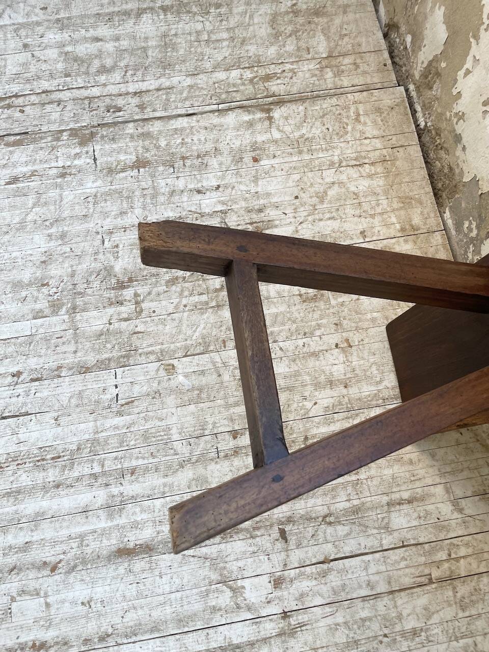 Solid oak bench 230 cm