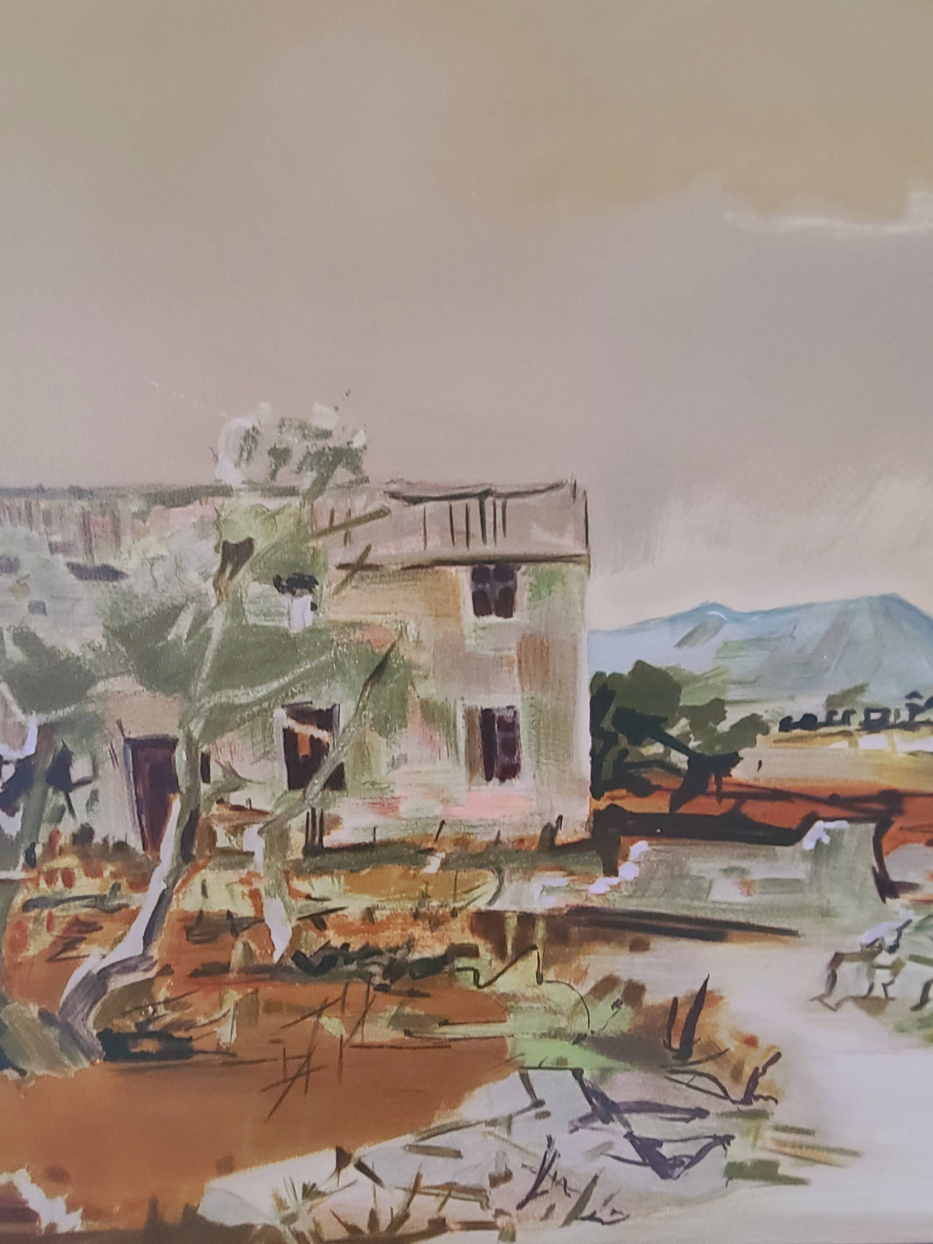 Provence by G. Cheyssial signed 110 x 79 cm