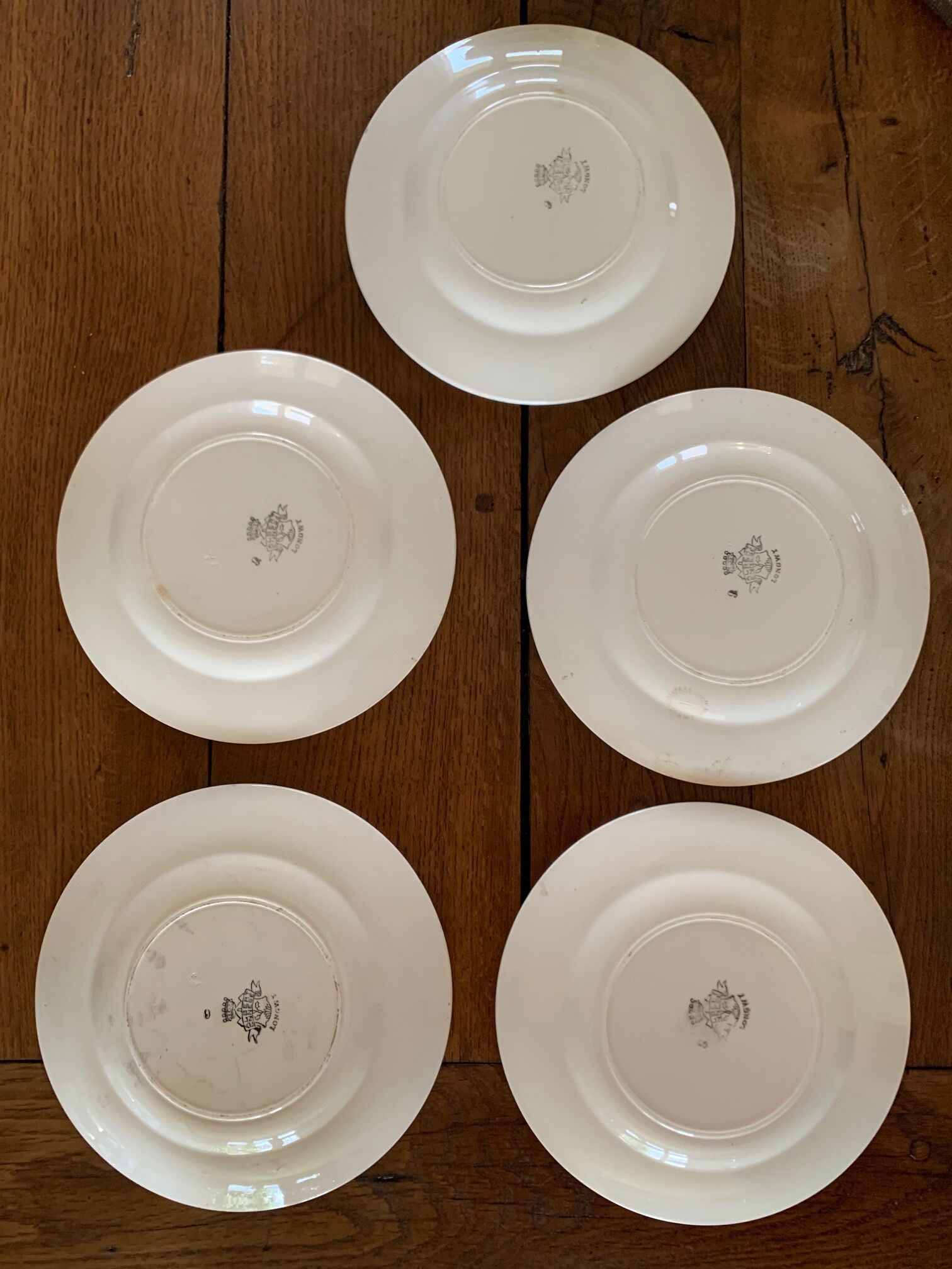 Antique ceramic hollow plate