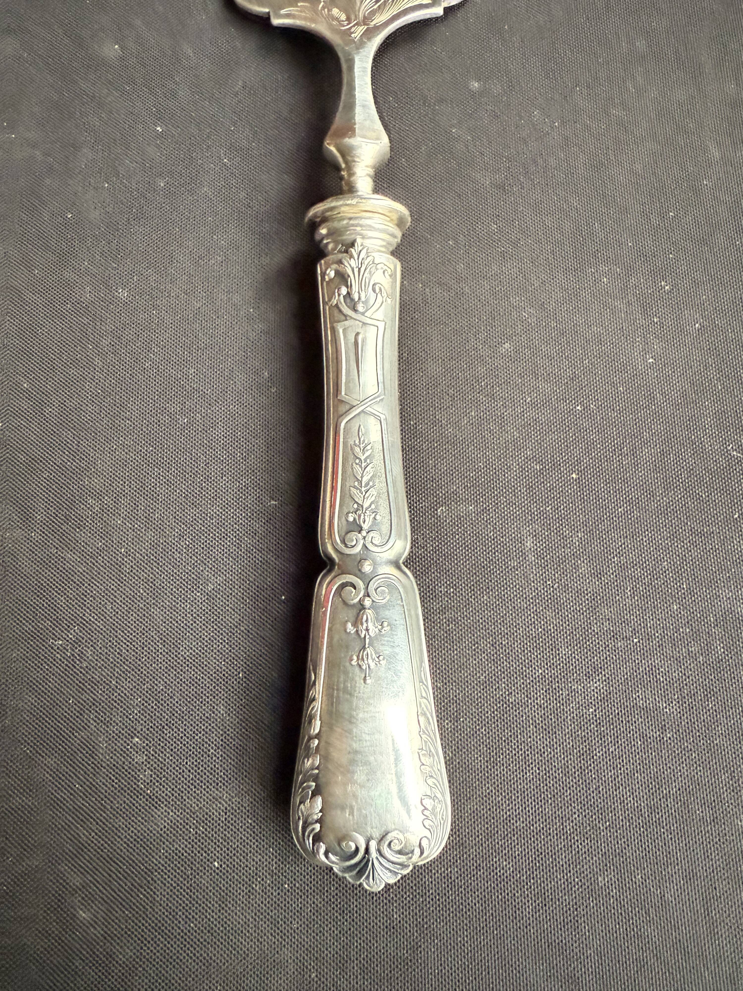 Fish serving cutlery – Silver – Société du Louvre