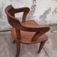 Louis Philippe oak desk chair 1900