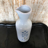 Old pitcher roger capron de vallauris painted ceramic