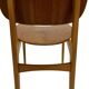 Vintage dining room chair Scandinavian 1960s plywood and teak design