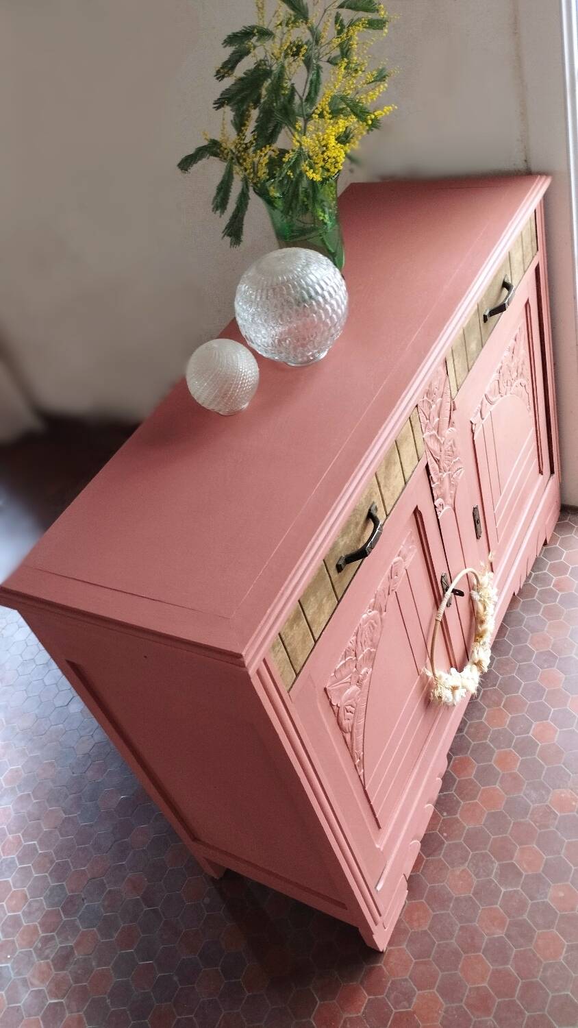 Bahut Art Déco Terracotta