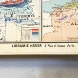 Carte scolaire N°18 J. Brunhes Afrique du Nord