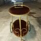 Vintage mahogany roll bar