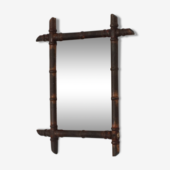 Style bamboo mirror