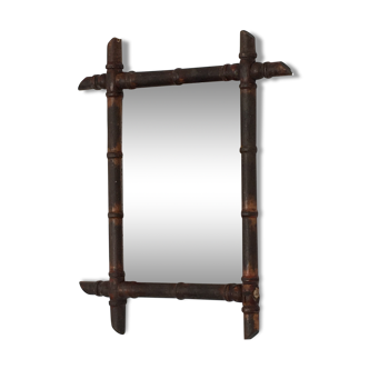 Style bamboo mirror