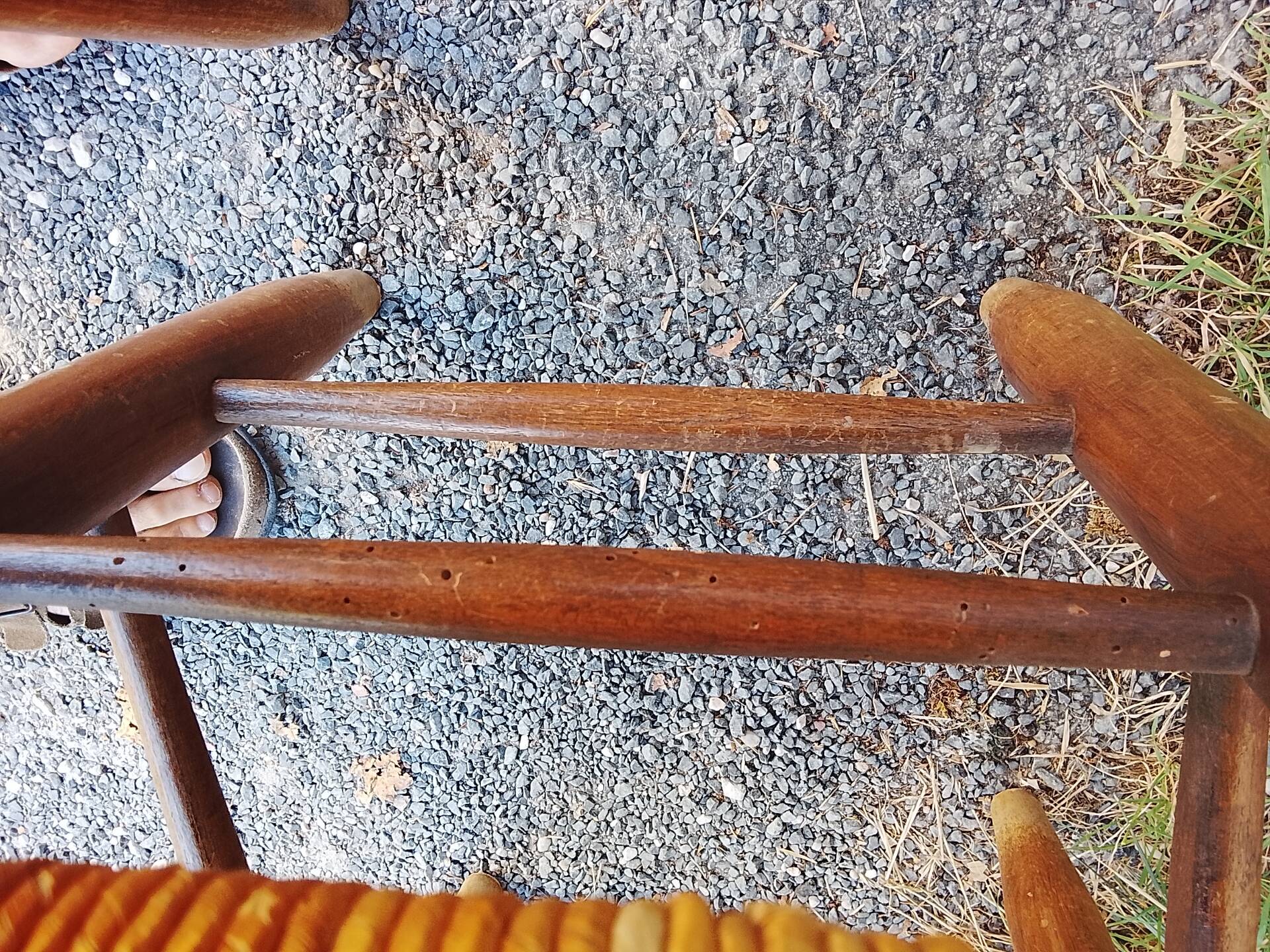 6 brutalist chairs