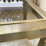 Table basse en laiton années 60