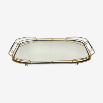 Plateau vintage 1960 miroir