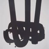 Pierre SOULAGES d'Après Sérigraphie N °29