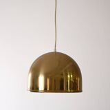 Lampe suédoise en métal doré