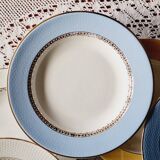 Set of 8 mismatched deep plates L'Amandinoise