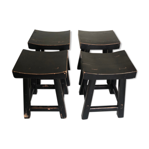 Ensemble de chaises noires
