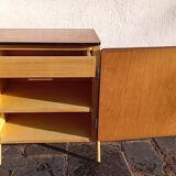 Chevet d'internat métal et bois