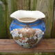 Japan vase satsuma enamelled pottery