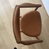 A Set of 5 HOUSE OF FIN JUHL CHAIRS - 108 AND 109 - WALNUT AND LEATHER