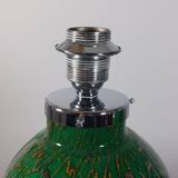 Pair of chrome glass table lamps Ikora WMF Art Deco Karl Wiedmann 1930