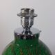 Pair of chrome glass table lamps Ikora WMF Art Deco Karl Wiedmann 1930