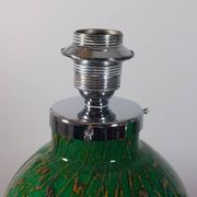 Pair of chrome glass table lamps Ikora WMF Art Deco Karl Wiedmann 1930